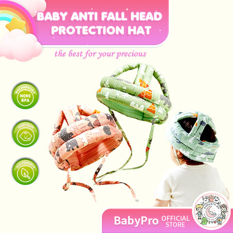 Babyproph Premium Baby Anti Fall Head Protection Walking Crawling Soft Cotton Hat