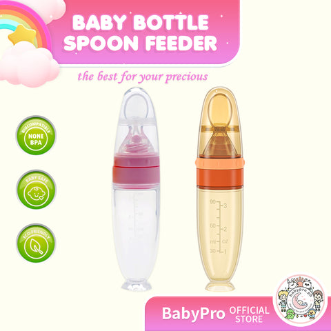 Babyproph Premuim Baby Soft Silicone Spoon Feeding Bottle Eat-bottle Bottle Multifunction