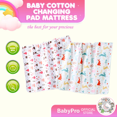 Babyproph Premium Baby Waterproof Cotton Changing Pad Mattress Protector