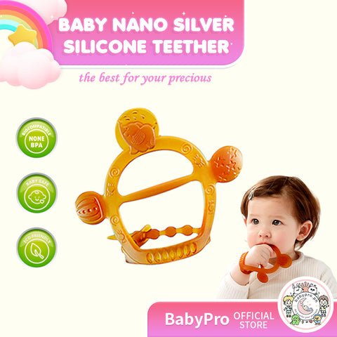 Babyproph Premium Nano Silver Silicone Teether Adjustable Wristband BPA FREE