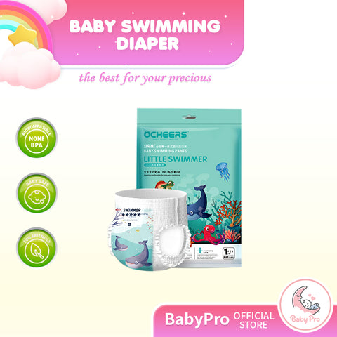 Babyproph Ocheers Whale Swimming Diapers Waterproof Pull-up Pants Swimming pool Baby Disposable L M XL XXL