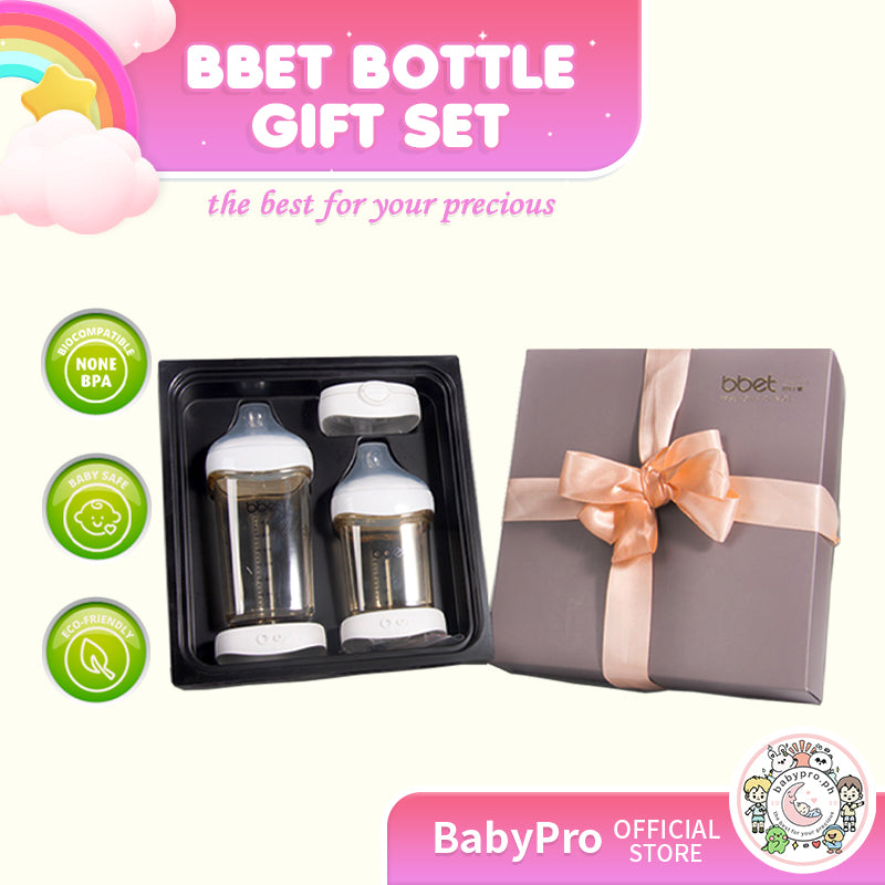 Babyproph Premium BBET PPSU Triangular Bottle Gift Box 1 Pink 150ml Bottle 1 240ml Bottle Cup Cover 2 Storage Covers