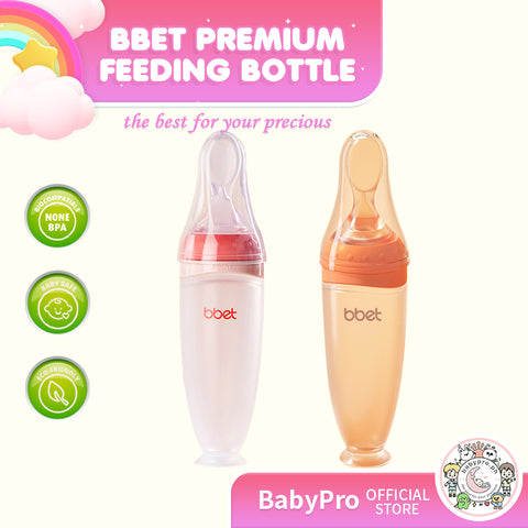 Babyproph Premium Baby Soft Silicone Bottle With Spoon Squeeze Feeding Bottle Multifunction