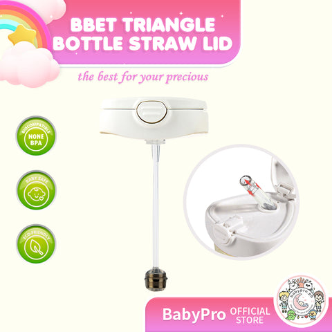 Bbet Triangle Bottle Lid Straw | Baby Triangle Bottle Accessories