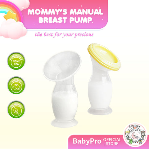 Babyproph Silicone Manual Breast Pump With Suction Base BPA Free