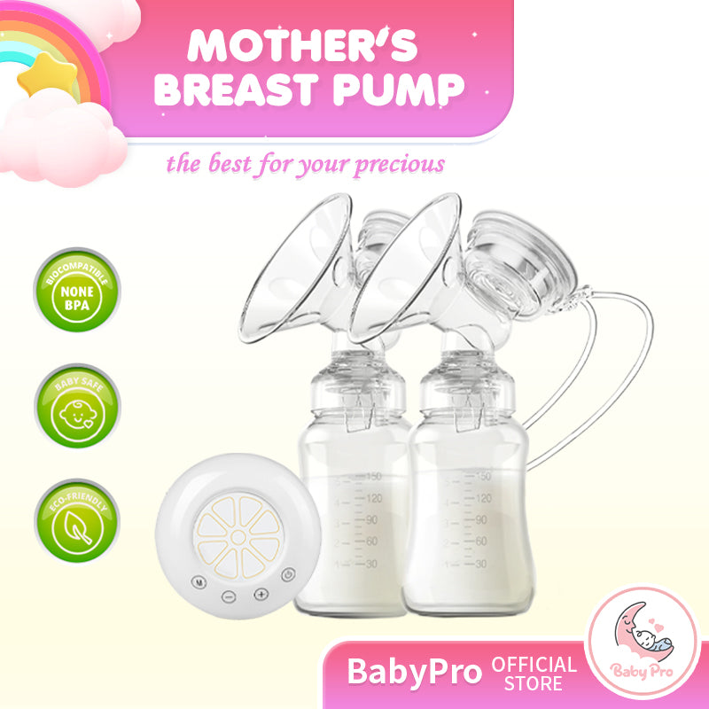 Babyproph Double Electric Breast Pump Portable Painless Breast Pump BPA Free