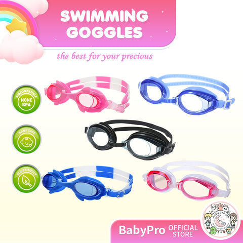 Babyproph kids Adjustable Swimming Goggles with Rubber Strap