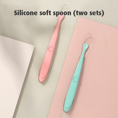 Babyproph Premium Soft Silicone Baby Feeding Spoon Candy Color Temperature Sensing