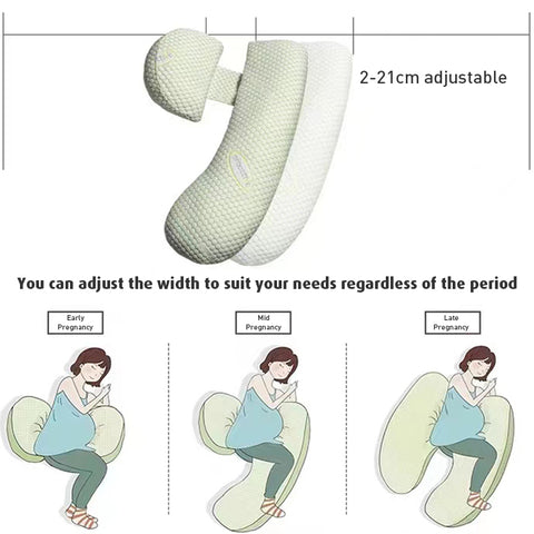 Babyproph Premium Pregnancy Pillow Protection Pillow Multifunctional Sleep Support with Cushion Breathable