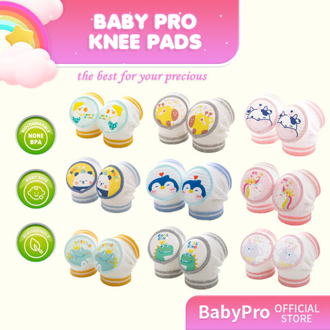 Babyproph Premium Baby Knee Pads Cute Cartoon Animal Print Knee Protector