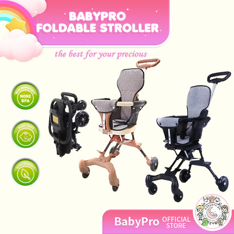 Babyproph Premium Baby Foldable Stroller  Lightweight Toddler Stroller Bike With Two-way Swivel Seat