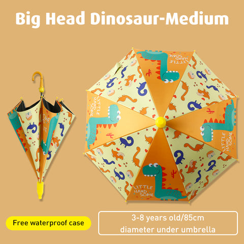 Babyproph Kid's Umbrella Cartoon Design With Protective Plastic Tube Cover