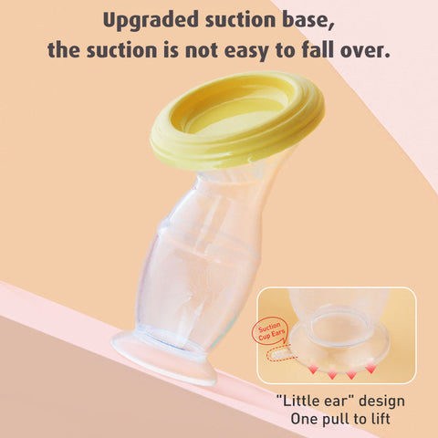 Babyproph Silicone Manual Breast Pump With Suction Base BPA Free