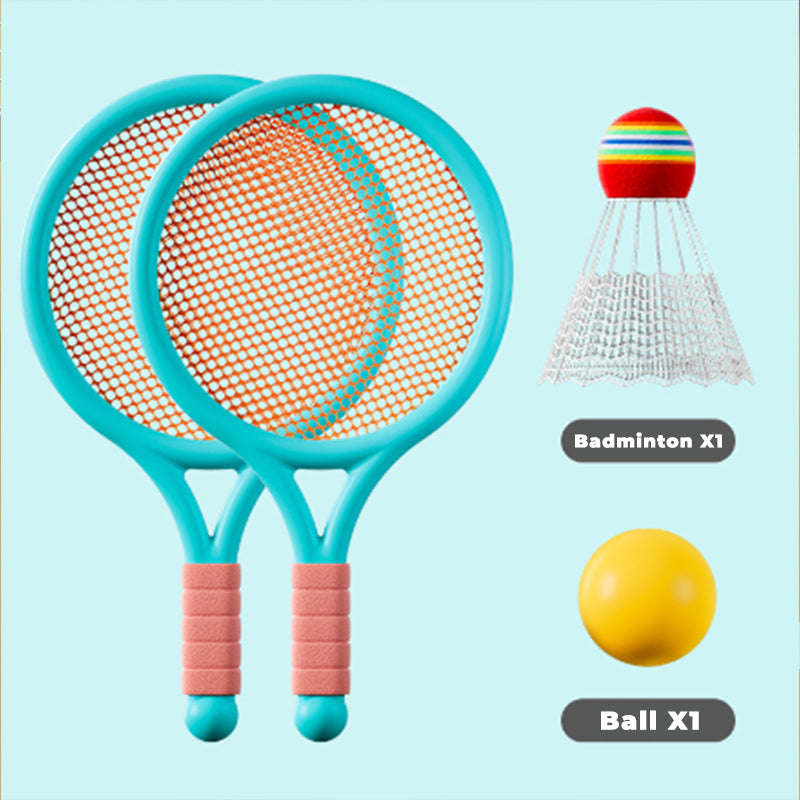 Babyproph Kids Badminton/Tennis Rackets and Ball Toy Set Indoor and Outdoor Sports Play