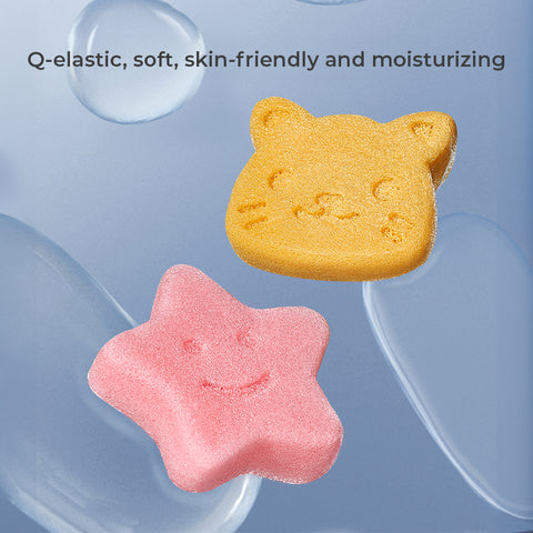 Babyproph Natural Konjac Gentle Cleansing Baby Bath Shape Sponge