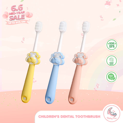 Babyproph Cute Cartoon Shape Kids Soft Bristles Toothbrush