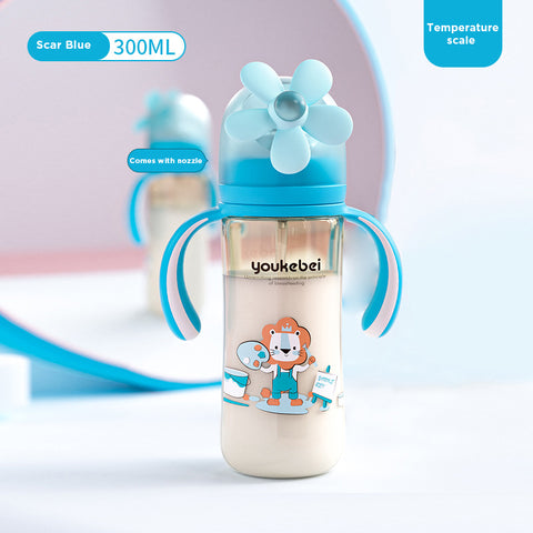 Babyproph 2 in 1 Baby Feeding Bottle Milk Bottle Water Bottle With Straw 300ML