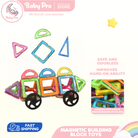 Babyproph 30pcs Kids Magnetic Building Blocks Toys Set Multicolor Educational  Puzzle Toys