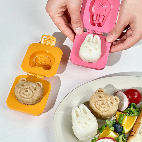 Babyproph 2pcs Baby Food Molder Rice Bread Boiled Egg Molder Food Bento Box Tools