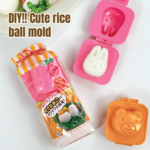 Babyproph 2pcs Baby Food Molder Rice Bread Boiled Egg Molder Food Bento Box Tools