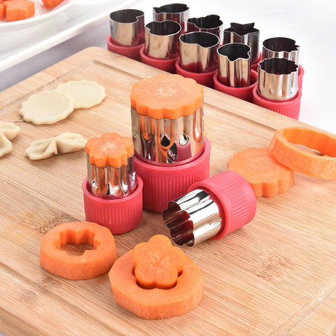 Babyproph 6pcs Stainless Steel Baby Food Shape Cutter Fruit Vegetables Bread Shape Cutter