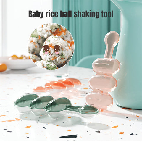 Kids DIY Mini Rice Ball Maker Shaker Rice Ball Molder