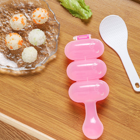 Kids DIY Mini Rice Ball Maker Shaker Rice Ball Molder