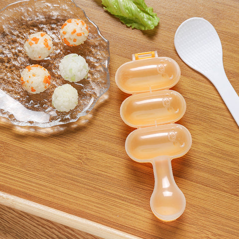 Kids DIY Mini Rice Ball Maker Shaker Rice Ball Molder