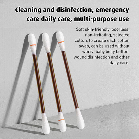 Disposable Medical Iodophor Cotton Swabs Family Outdoor Wound Treatment