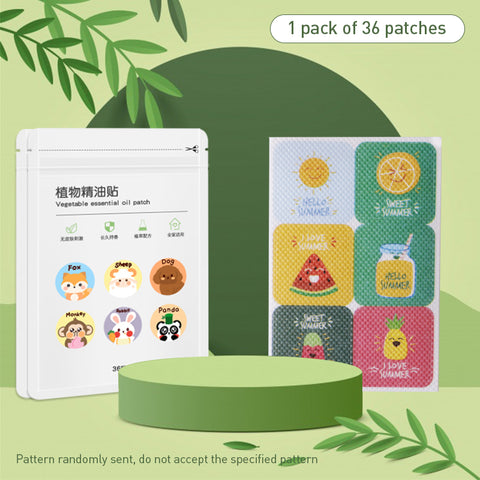 Babyproph 36 in 1 Cute Designs Anti-Mosquito Patch Stickers For Kids Mosquito Repellant