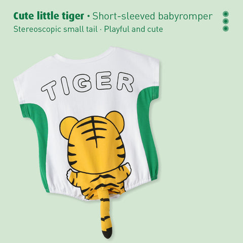 Babyproph Dinosaur and Tiger Tail Baby Onesies Romper Newborn Clothes