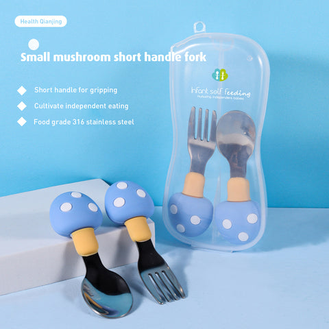 Babyproph Feeding Spoon and Fork Set Stainless BPA FREE Kids
