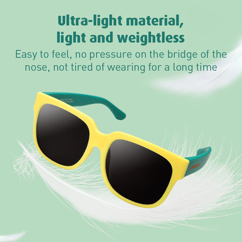 Babyproph Premium Luxury Sunglasses Kids Anti-ultraviolet Frosted Round Frame UV Protection