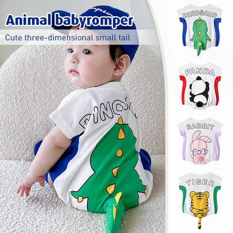 Babyproph Dinosaur and Tiger Tail Baby Onesies Romper Newborn Clothes