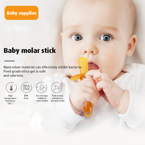 Babyproph Baby Soft Silicone Nano Teether Infant Teething Toys Molar for Babies