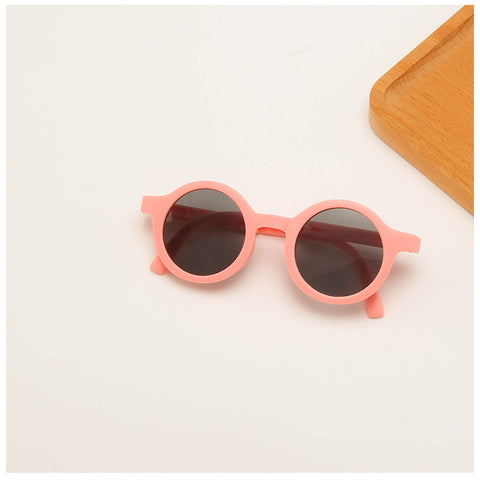 Babyproph Premium Children Sunglasses Kids Anti-ultraviolet Sunglasses  Frosted Round Frame UV Sun Protection