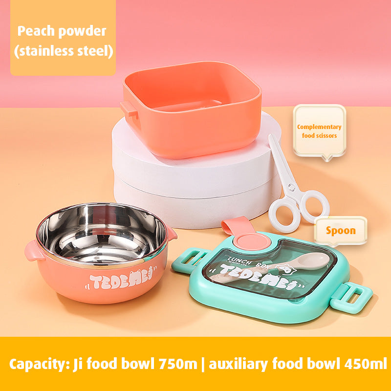 Babyproph Premium Baby Stainless Steel Lunch Box Food Thermos Spoon Scissor