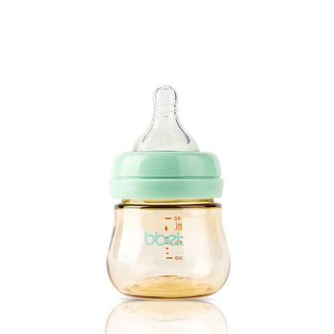 Babyproph Premium BBET Newborn Baby Feeding Bottle 3 oz | Strawberry Pink | Green 90ml