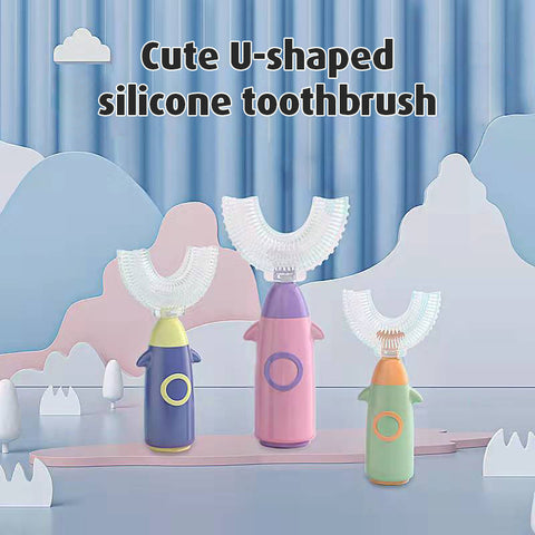 Babyproph Premium U-shape toothbrush for kids Toddler Baby 1-12 Years Old Children's Soft  Brushing