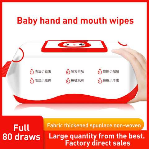 Babyproph Premium Baby Unscented Non-Alcohol Wips 80 Sheets Newborn Wet Wipes