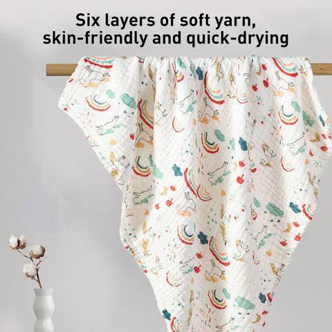 Babyproph Premium Newborn Baby Swaddle Muslin Cloths Soft Cotton Wrapper Blanket