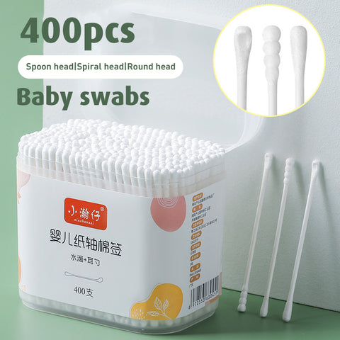 Babyproph Baby Spiral Cotton Swabs Thin Buds 200pcs/pack